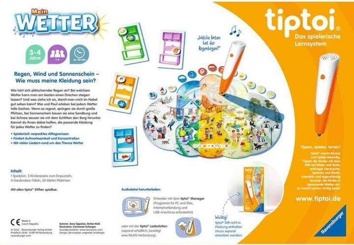 Produktbild tiptoi Mein Wetter '22 D (Deutsch)