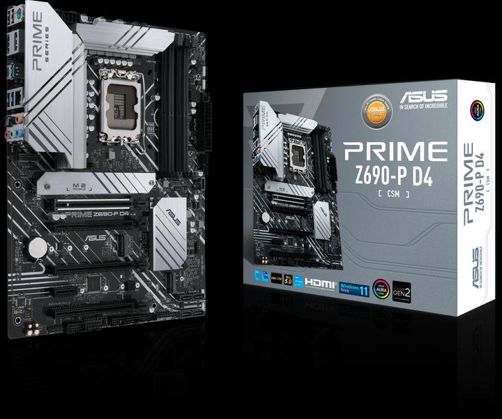 Immagine prodotto ASUS Prime Z690-P D4-CSM (LGA 1700, Intel Z690H, ATX)