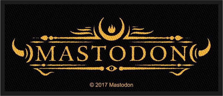 Produktbild Mastodon Logo Patch Polyester Aufnähen
