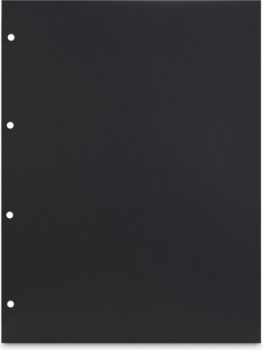 Hama Photo cardboard, 23.3 x 31 cm, perforated, 25 sheets, black