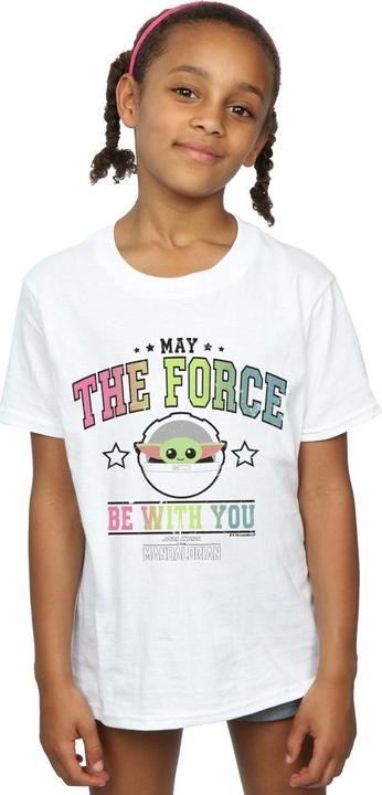 Immagine prodotto Star Wars The Mandalorian The Force Collegiate Maglietta Ragazze (116)