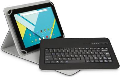 Image du produit Hamlet Universal Cover 101 KBT2 étui universel avec clavier bluetooth amovible pour tablette par (ING. Int.)