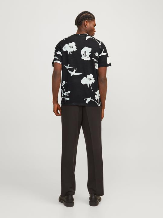 Actual product image Jack & Jones All Over Print Round Neck T-shirt T-shirt (XS)