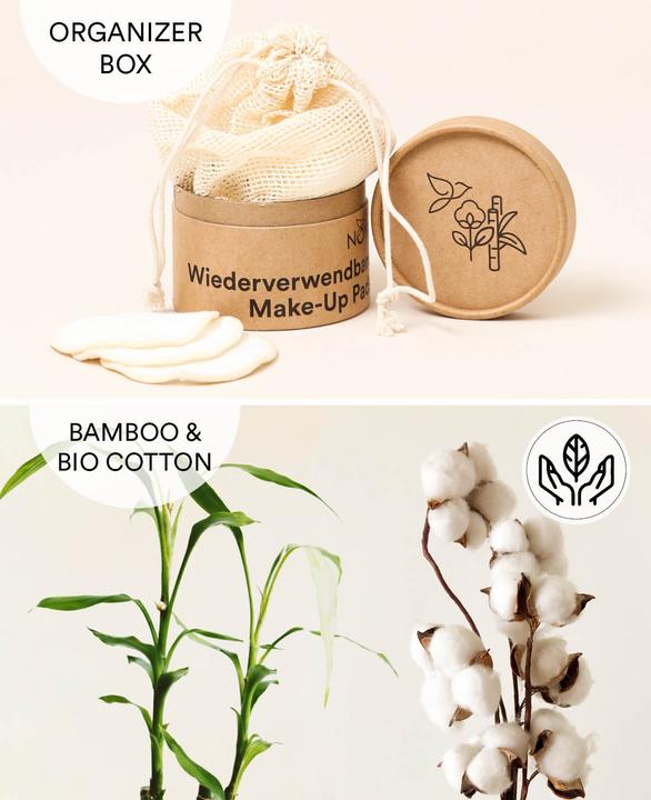 Produktbild Noya Waschbare Abschminkpads, 12er Set