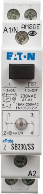 Actual product image Eaton Impulse switch top-hat rail Z-SB230/SS 2 NO contacts 16 A 1 pc.