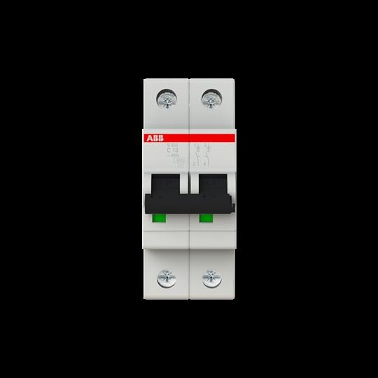 Actual product image ABB S202-C13 Automatic circuit breaker 13A pro M compact 2-pole 6kA