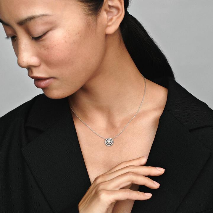 Immagine prodotto Pandora Collana scintillante a doppio anello (Argento 925, 45 cm)