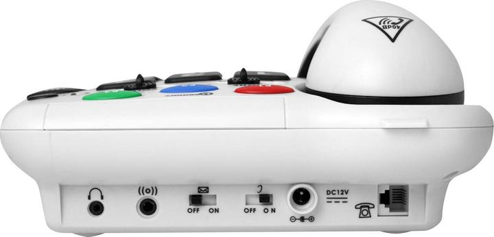Actual product image Geemarc AmpliPOWER 40 hearing impaired telephone (white)