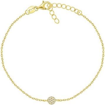 Produktbild Brilio Silver - A suitable gold-plated silver bracelet with BR38Y zircons