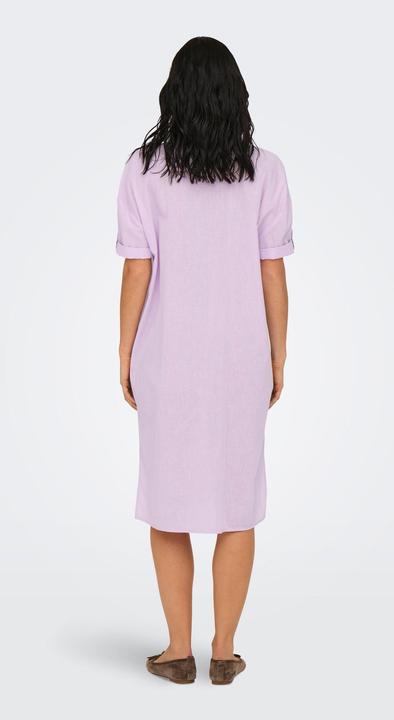 Produktbild JdY Locker geschnitten Hemdkragen Voluminöser Armschnitt Midikleid Kleid (XS)