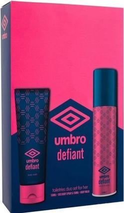 Actual product image Umbro Defiant Gift set Deodorant 150 ml and shower gel 150 ml 150ml (Spray, 150 ml)