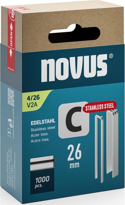 Immagine prodotto Novus Morsetti posteriori stretti C 4 26mm V2a