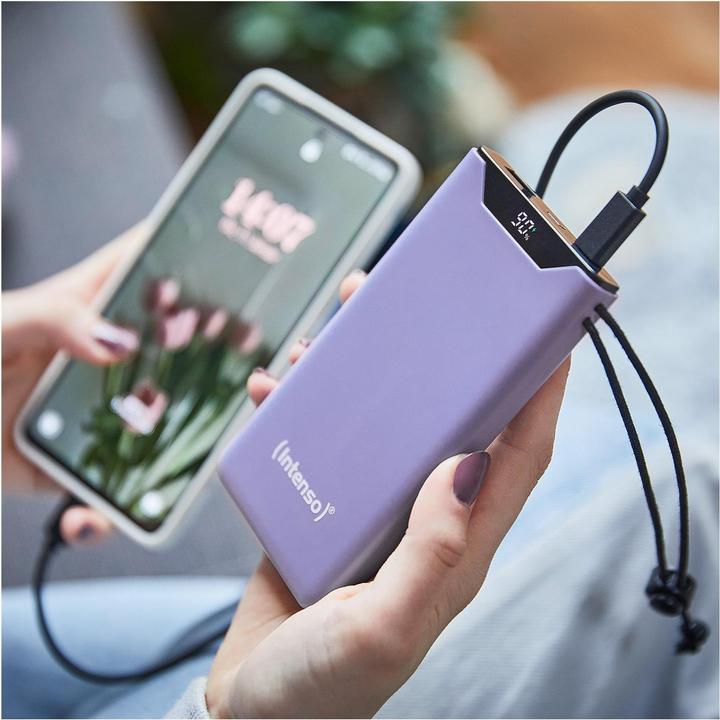Produktbild Intenso Powerbank F10000 10000 mAh Purple (10000 mAh, 20 W, 20 Wh)