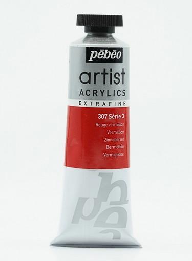Produktbild Pebeo Artist Acrylics Extrafein Acrylfarben (zinnoberrot, 37 ml)