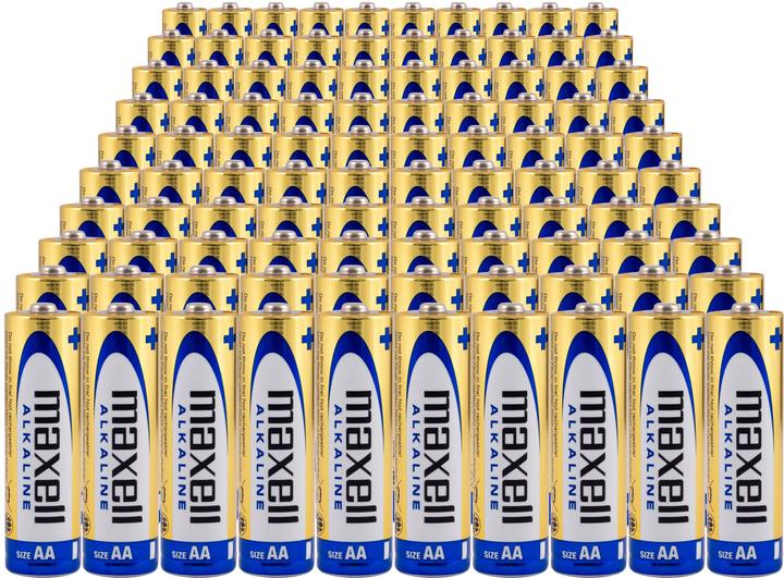 Actual product image Maxell LR6 AA Box (100 pcs., AA)