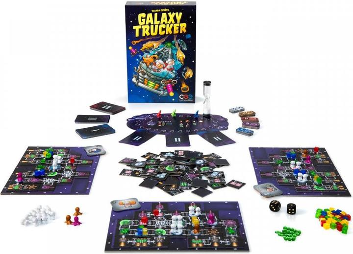 Actual product image Czech games edition Galaxy Trucker 2nd Edition (German)