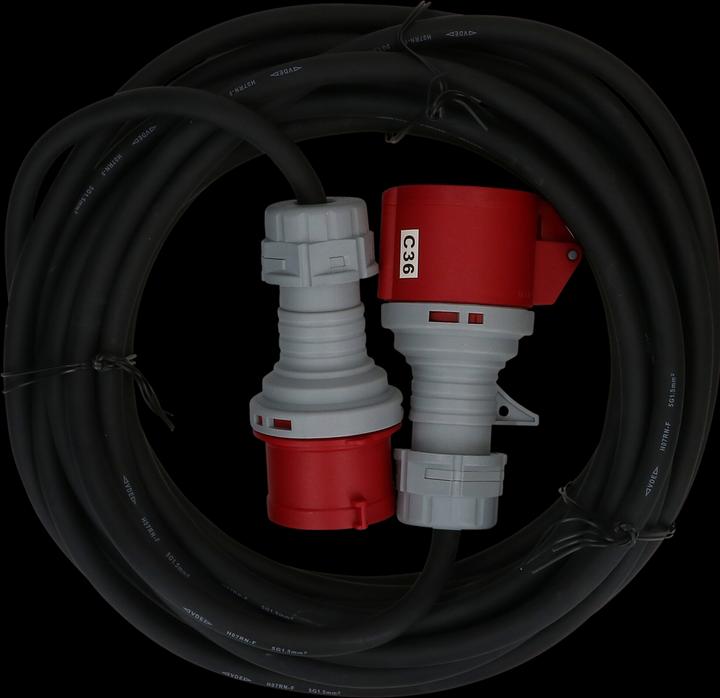 Actual product image Max Hauri CEE extension H07RN-F IP44 5-pole (10 m, CEE 16/5)