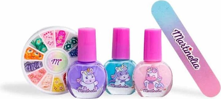 Produktbild Martinelia Einhorn Maniküre Set für Kinder mit 3 Nagellacken