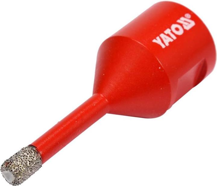 Yato Scie cloche diamantée professionnelle Ø 6mm, attachement M14 pour meuleuse d'angle, pour carrelage (6 millimètres)