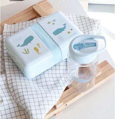 Produktbild A Little Lovely Company Lunch Box Ocean SBOCBU34 blau (0.85 l)