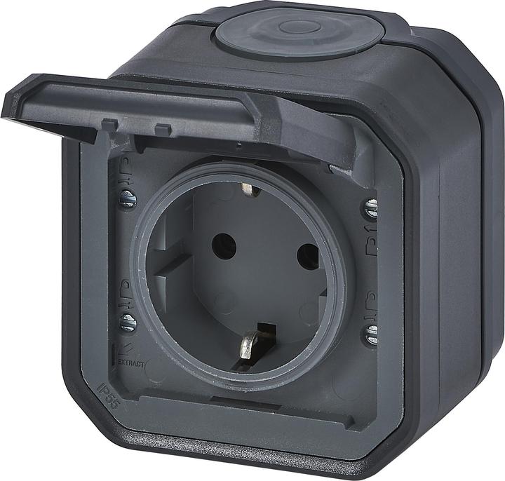 Produktbild Legrand Plexo New Feuchtraum-Aufputz-Steckdose