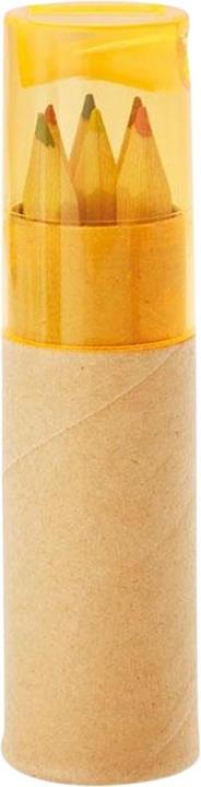 Image du produit MidOcean - Crayons de couleur PETIT LAMBUT (Orange transparent, 6 x)