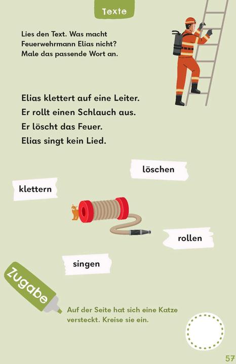 Energy Label Leserätsel für mutige Kinder - Polizei und Feuerwehr - Ab 6 Jahren (German, Janine corner, Ulrike Rogler, 2024)