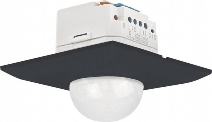 Niko PIR Motion Detector Swiss Garde 360 Plus IP20, Angular Black (16 m)