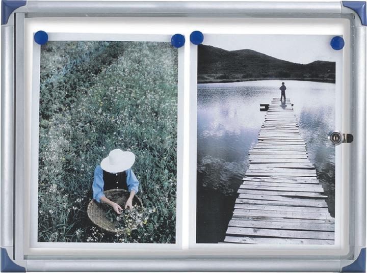 Actual product image Nobo Showcase extra flat 2xA4