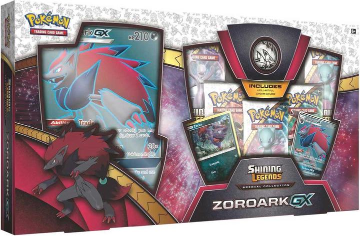 Actual product image Pokémon Schimmernde Legende Zoroark GX Special Collection Box (German, Box Set & Collection)