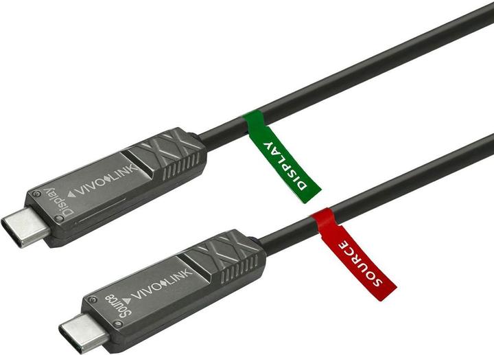 Actual product image Vivolink USB-C to USB-C Cable 10m (10 m, USB 3.2 Gen 2)