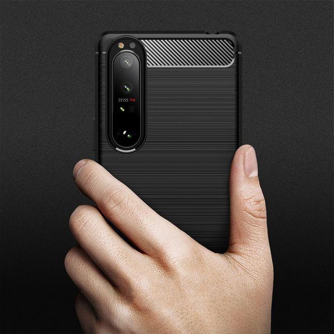 Produktbild MU Style Carbon Fiber TPU Softcase Series (Sony Xperia 1 III)