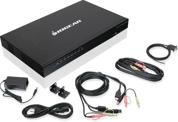Actual product image Iogear 8-Port USB HDMI KVMP Switch