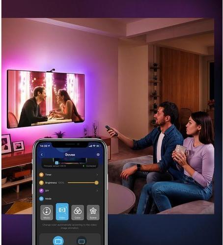 Image du produit Govee DreamView T1 TV-Light Strips, 55"-65" (RGB, 381 cm, Intérieur)