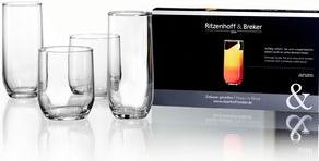 Produktbild Ritzenhoff & Breker Longdrinkglas "RAM", 0,315 l spülmaschinenfest, Höhe: 100 mm (3.15 dl, 1 x, Longdrinkgläser)
