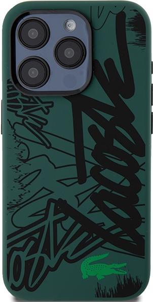 Produktbild Lacoste LCHCP15LGRAK iPhone 15 Pro 6.1" czarny/black hardcase Silicone Graffiti (Apple iPhone 15 Pro)