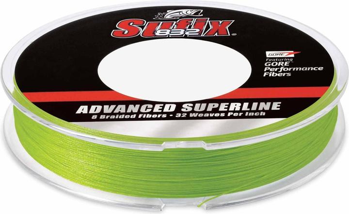 Produktbild Sufix 832 Braid 120m Neon Lime (17.70 kg, 0.24 mm)