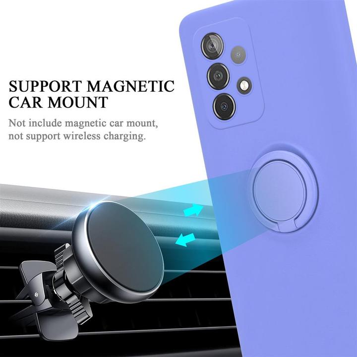 Actual product image Cadorabo TPU Liquid Ring Silicone Case Cover (Samsung Galaxy A52, Samsung Galaxy A52 5G, Samsung Galaxy A52s 5G)