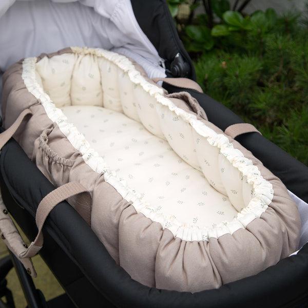 Actual product image Sebra 3-in-1 baby nest, Sophora Leaves