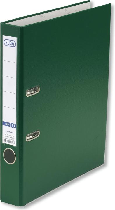Elba Ordner smart PP-Papier, Rückenbreite: 50 mm, grün DIN A4, Einband aussen PP (A4, 50 mm, 1 Stück)