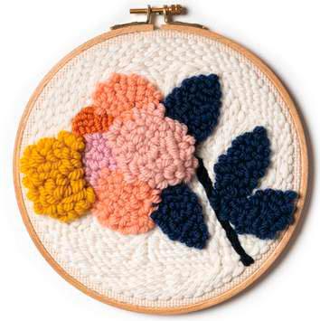 Actual product image Rico Design Punch Needle Set "Picture Flower"