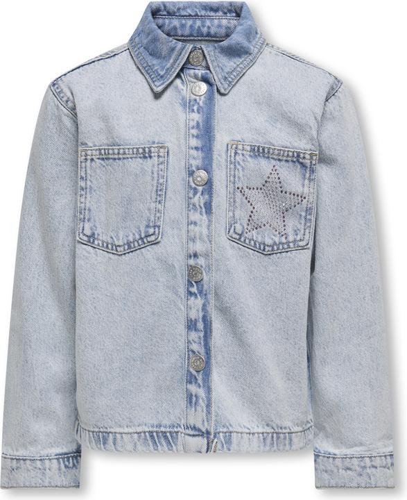 Produktbild Only Fly-Away Kragen Ärmelbündchen mit Knopf Jacke Jeansjacke (146)