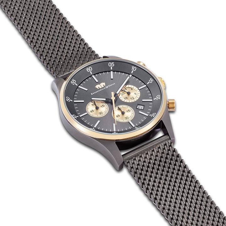Actual product image Mens Chronograph Goodwill Stainless Steel Anthracite - 30020 (Chronograph, 43 mm)
