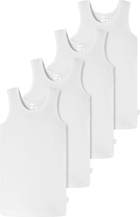 Image du produit Schiesser Pack de 4 maillots de corps Kids Boys 95/5 Organic Cotton (92)
