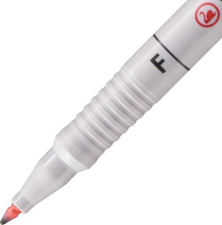 Produktbild STABILO 10 OHPen universal Folienstifte rot 0,7 mm non-permanent (Rot, 0.70 mm, 1 x)