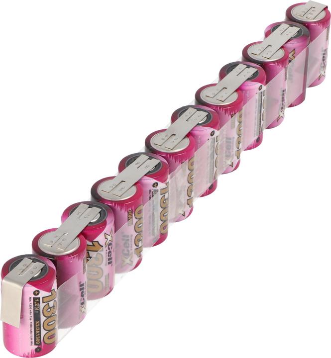 Immagine prodotto AccuCell Akku bestehend aus 12 2/3A (14.40 V, 1300 mAh)