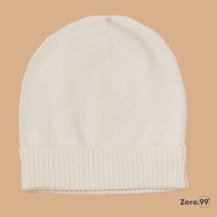 Immagine prodotto Zero.99 Babymütze gestrickt, 100% Baumwolle, 0–3 Monate (50, 56, 62)