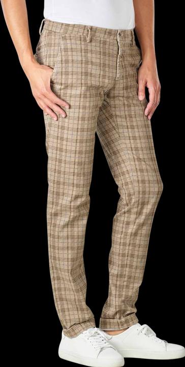Actual product image Mason's Torino Style Chino Slim Fit Karo Beige (W40)
