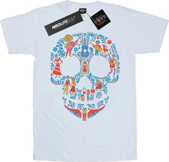 Actual product image La Maison du Coco Womens/Ladies Skull Cotton Boyfriend T-Shirt (XXL)