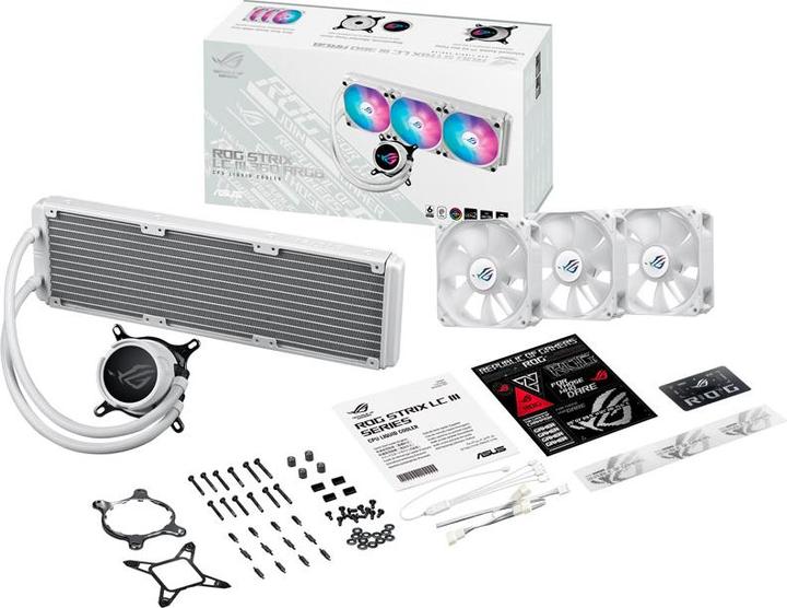 Produktbild ASUS Rog Strix Lc Iii 360 Argb Wht